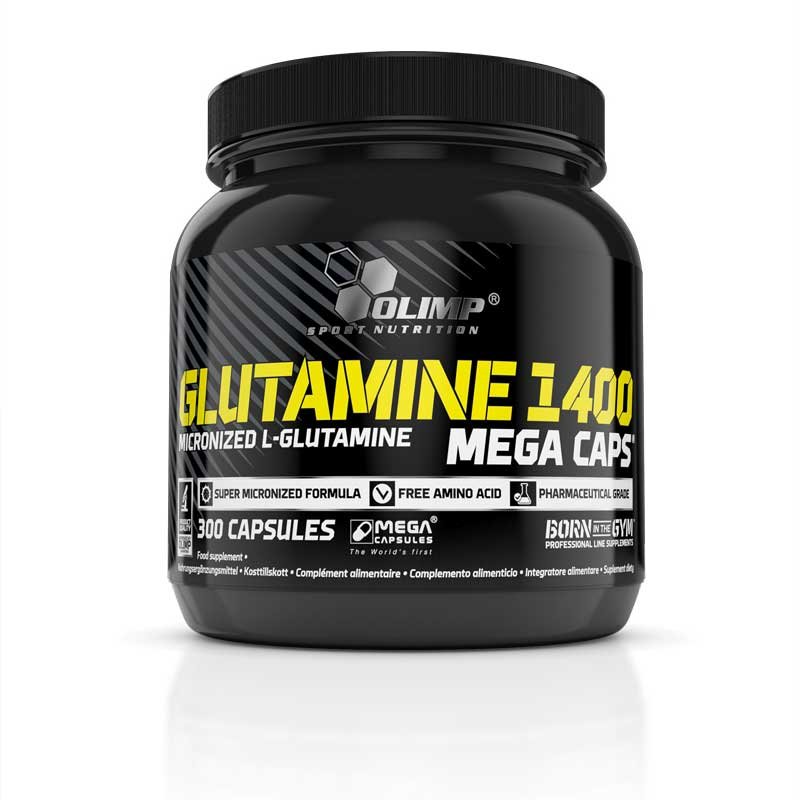OLIMP Sport Nutrition Aminokwasy Glutamina Olimp L-Glutamine Mega Caps 300kaps