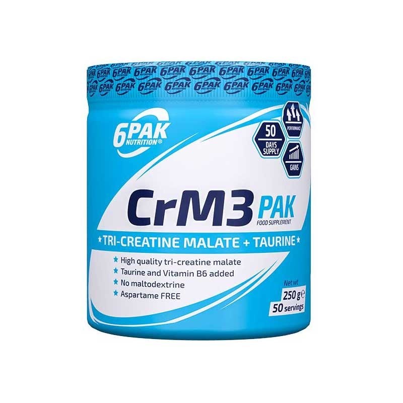 6PAK Nutrition CrM3 Pak 500g 6PAK Nutrition CrM3 Pak 500g