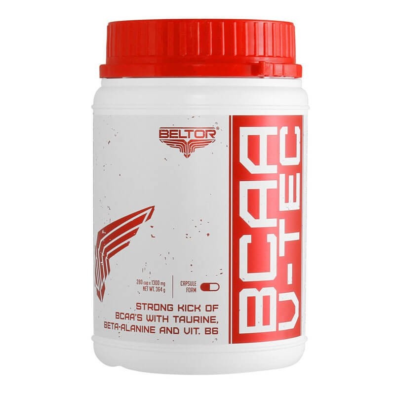 Aminokwasy BCAA V-Tec 280caps Beltor Aminokwasy BCAA V-Tec 280caps Beltor