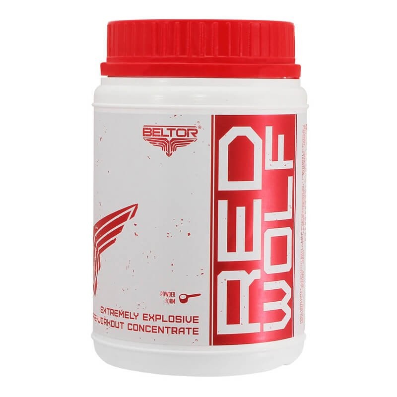 Suplement przedtreningowy Red Wolf 300g Beltor Suplement przedtreningowy Red Wolf 300g Beltor