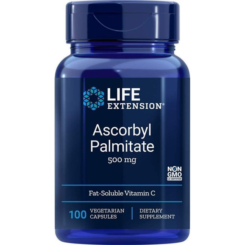 Фото - Вітаміни й мінерали Life Extension Witaminy Witamina C  Ascorbyl Palmitate 500mg 100vcaps 