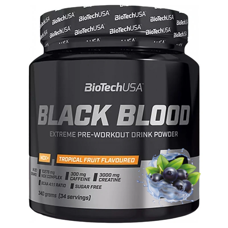 Suplement Przedtreningowy BioTechUSA BLACK BLOOD CAF+ 300g