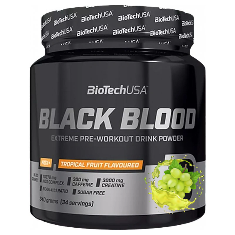 Suplement Przedtreningowy BioTechUSA BLACK BLOOD CAF+ 300g