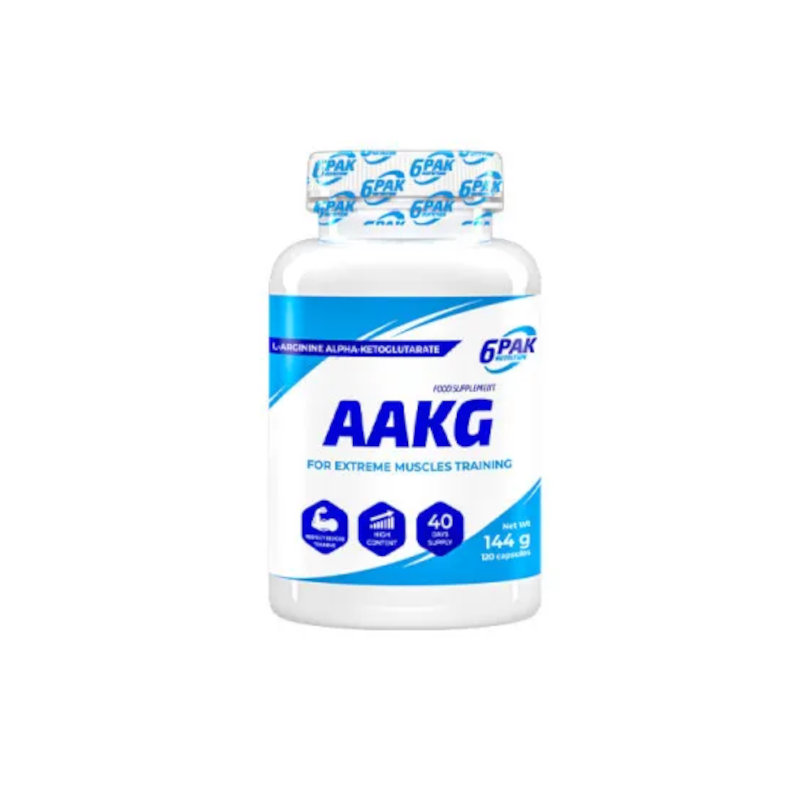 Zdjęcia - Aminokwasy 6Pak Nutrition Suplement Przedtreningowy AAKG  AAKG 120kaps 