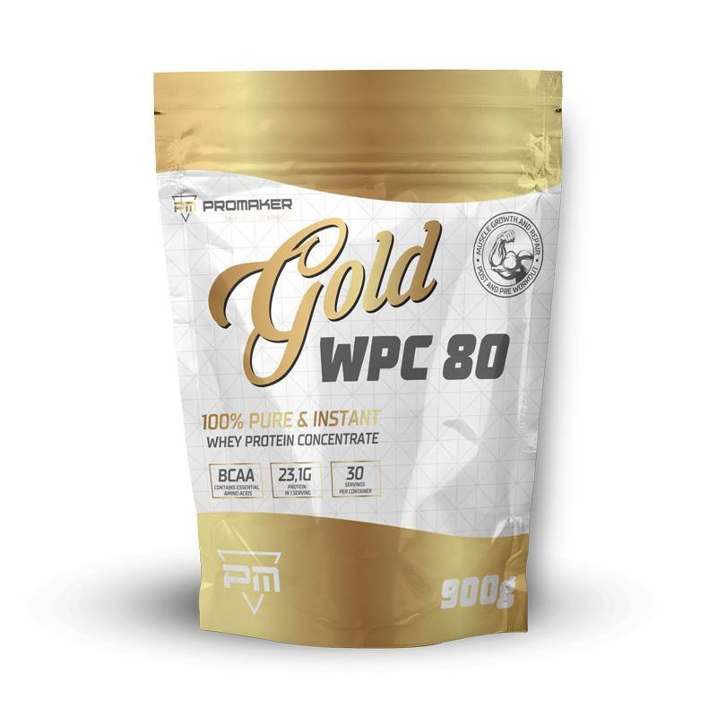 PROMAKER Creative Sport Nutrition Odżywka Białkowa Koncentrat Promaker Gold WPC80 900g