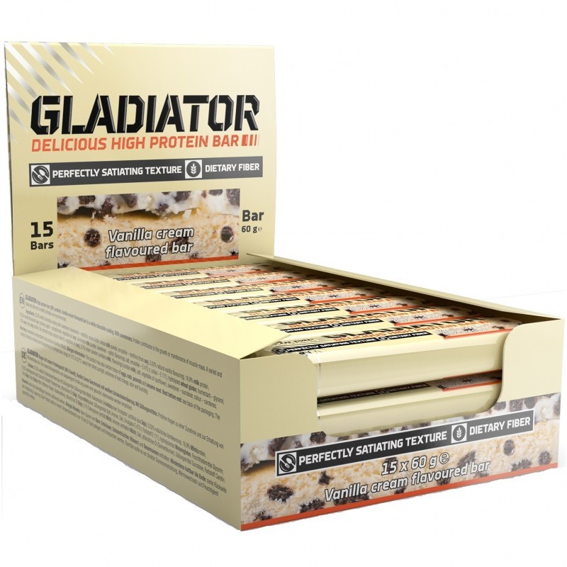 OLIMP Gladiator High Protein Bar 15x60g OLIMP Gladiator High Protein Bar 15x60g