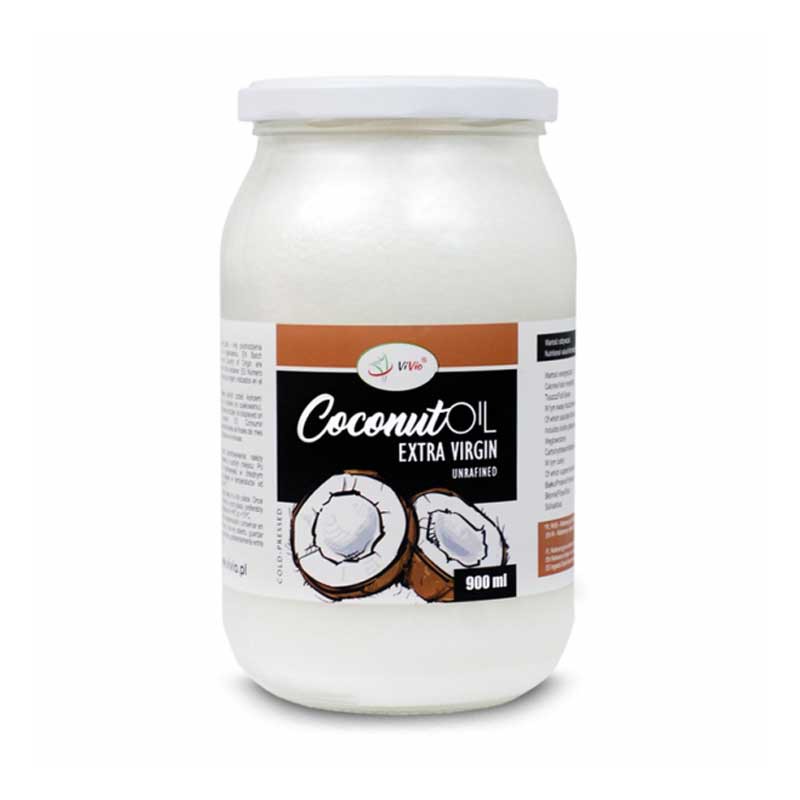 Olej kokosowy nierafinowany VIVIO Extra Virgin 900 ml
