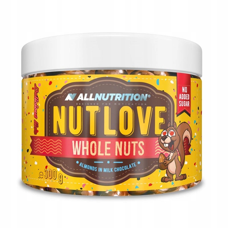 Słodycze dietetyczne - ALLNUTRITION NUTLOVE 300g Almond Milk Choco