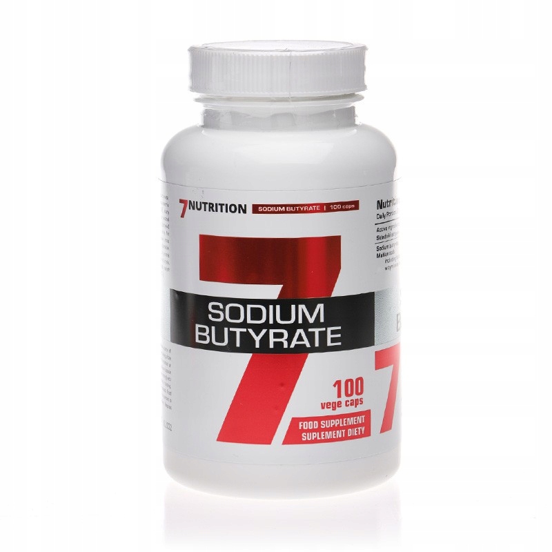 Wsparcie jelit 7Nutrition Sodium Butyrate 580 mg 100 vege caps