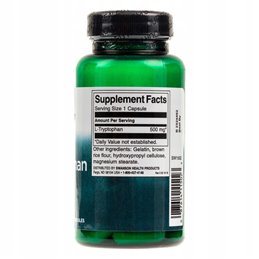 Suplement prozdrowotny SWANSON L-Tryptophan 500 mg 60 vege kaps