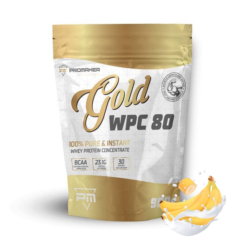 Odżywka białkowa PROMAKER Gold WPC80 900g