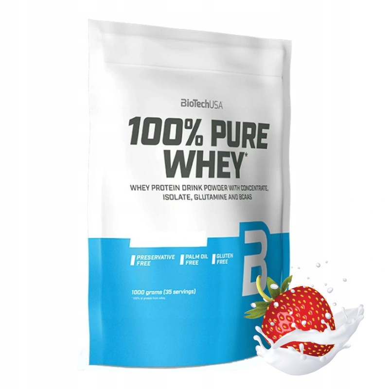 Odżywka białkowa Biotech 100% Pure Whey 1kg Odżywka białkowa Biotech 100% Pure Whey 1kg