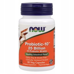 Probiotyk NOW Foods Probiotic-10 25 Billion 30 vkaps