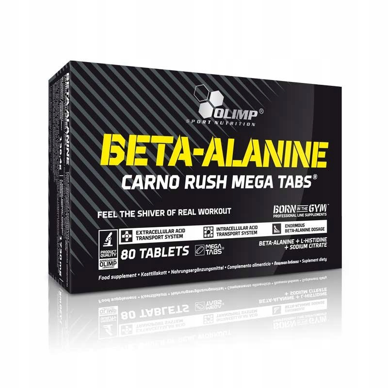 OLIMP Sport Nutrition Aminokwasy Beta Alanina Olimp Beta- Alanine Carno Rush 80tab