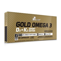 Kwasy tłuszczowe i witaminy OLIMP GOLD OMEGA-3 D3 + K2 Sport Edition 60 KAP