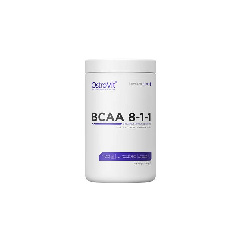 Aminokwasy OSTROVIT True Taste BCAA 8-1-1 400g Aminokwasy OSTROVIT True Taste BCAA 8-1-1 400g