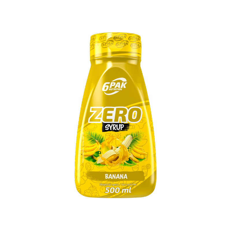 Syrop Zero 6PAK BANANA 500ML Syrop Zero 6PAK BANANA 500ML