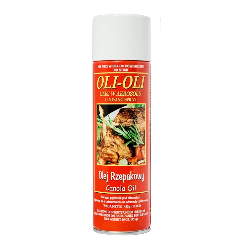 Olej w sprayu OLI OLI rzepakowy do smażenia 453g Olej w sprayu OLI OLI rzepakowy do smażenia 453g
