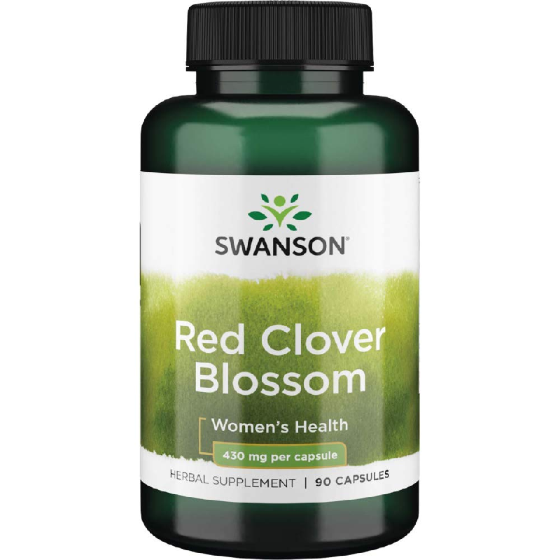 Swanson Health Products Kobieca Kondycja Czerwona Koniczyna Swanson Red Clover Blossom 430mg 90kaps