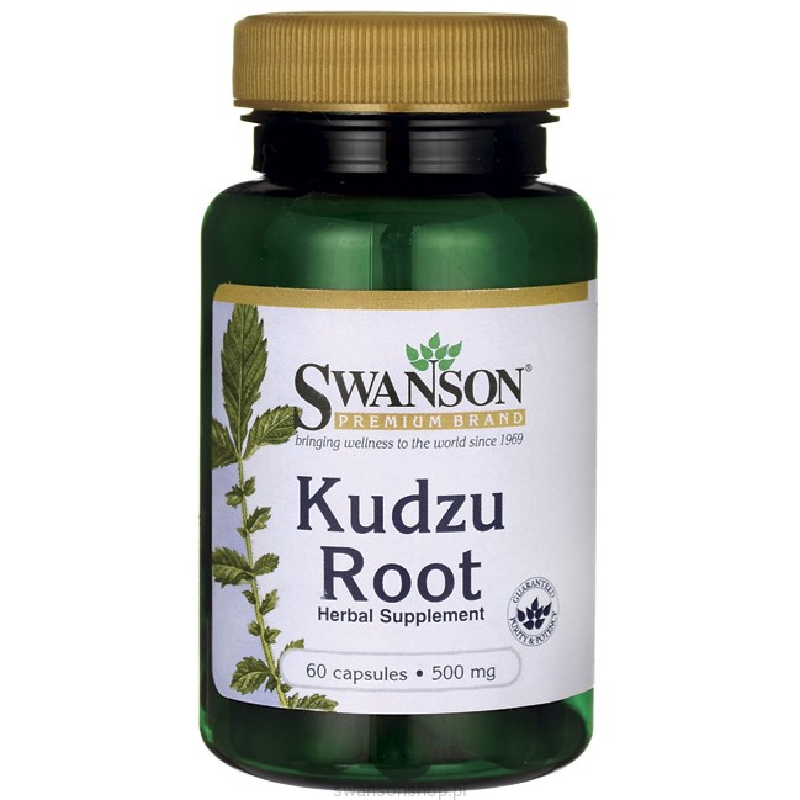 Swanson Health Products Detoks Korzeń Kudzu Swanson Kudzu Root 500mg 60kaps