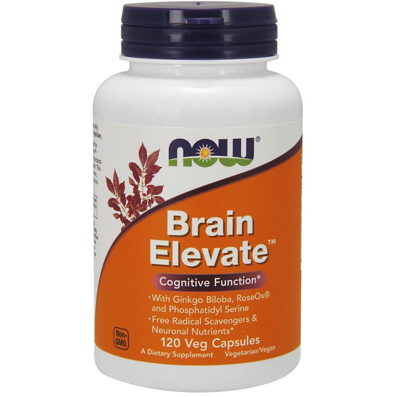 NOW Foods Pamięć i Koncentracja Kompleks Now Foods Brain Elevate 120vkaps