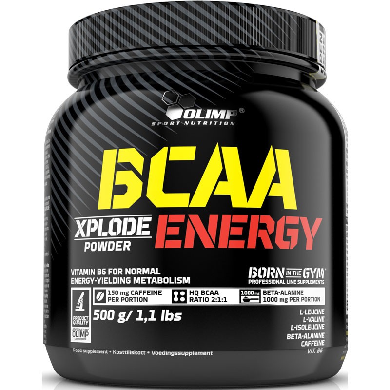 OLIMP Sport Nutrition Aminokwasy BCAA Olimp BCAA Xplode Energy 500g