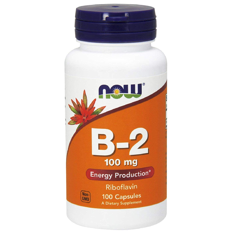 NOW Foods Witaminy B Now Foods B2 100mg Riboflavin 100kaps