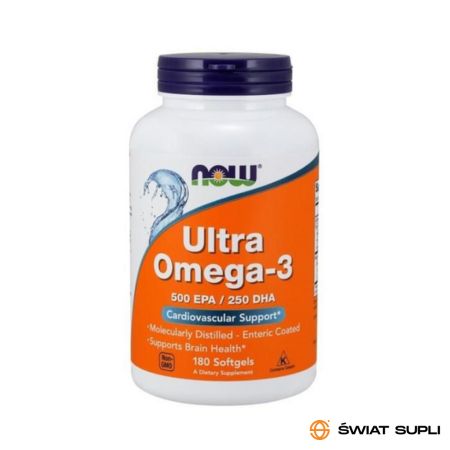 Kwasy Tłuszczowe Omega Now Foods Ultra Omega-3 180softgels