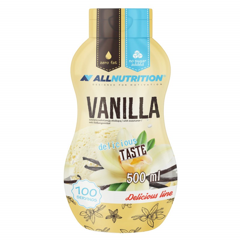 Sos Zero - ALLNUTRITION Sauce 500ml Vanilla