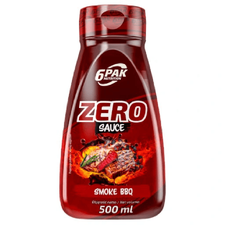 Sos zero 6Pak Sauce 500ml Smoke BBQ
