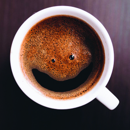 Uśmiechnięta kawa