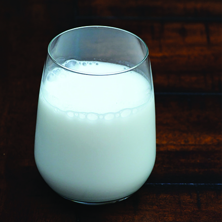 szklanka z mlekiem