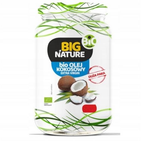 Zdrowa Żywność Olej Kokosowy Big Nature Olej Kokosowy Extra Virgin Bio 480ml