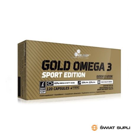 Kwasy Tłuszczowe Omega Olimp Gold Omega 3 Sport Edition 120kaps