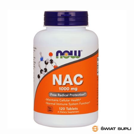 Detoks N-acetyl-L-cysteina Now Foods NAC 1000mg 120tab