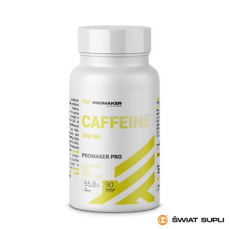 Suplement Energetyczny Kofeina Promaker Caffeine 200mg 90kaps