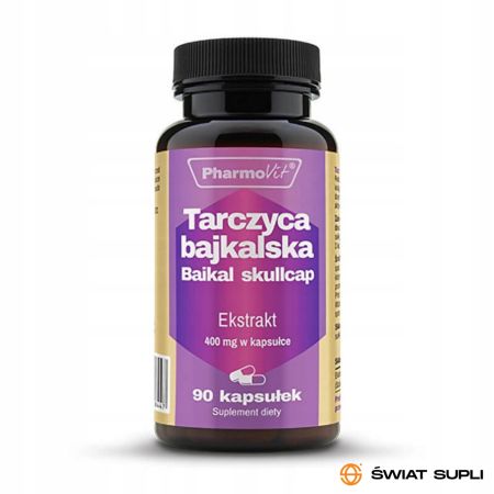 Wsparcie Wątroby Tarczyca Bajkalska Pharmovit Tarczyca Bajkalska 400mg 90kaps
