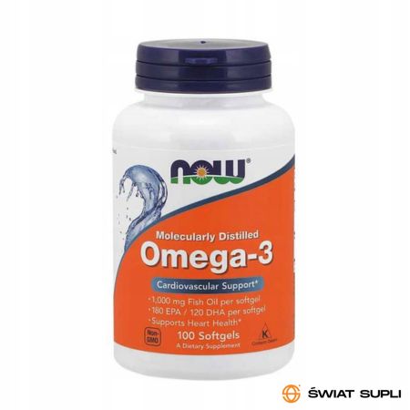 Kwasy Tłuszczowe Omega Now Foods Omega 3 200softgels