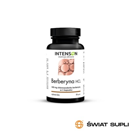 Berberyna HCL od Intenson to wysokiej jakości suplement diety, który pomoże Ci zapanować nad wagą i poprawić zdrowie. Każda tabletka zawiera skoncentrowaną dawkę berberyny, naturalnego związku roślinnego znanego ze swoich wszechstronnych właściwości zdrowotnych.
