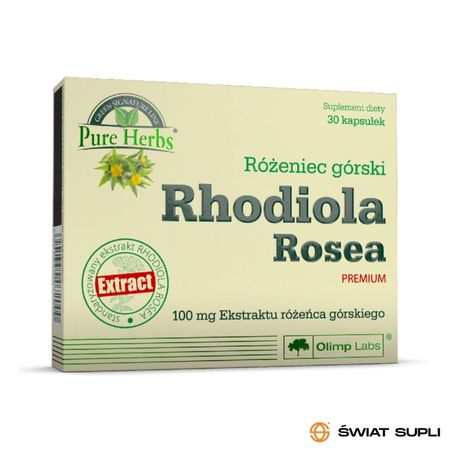 Adaptogeny Różeniec Górski Olimp Rhodiola Rosea Premium 30kaps