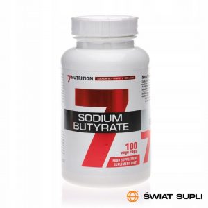 Trawienie Maślan Sodu 7Nutrition Sodium Butyrate 580 mg 100vkaps
