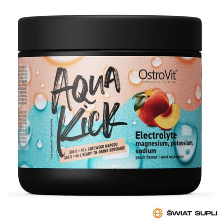 Ostrovit Aqua Kick Electrolyte to suplement diety, który uzupełnia utracone podczas wysiłku minerały. 