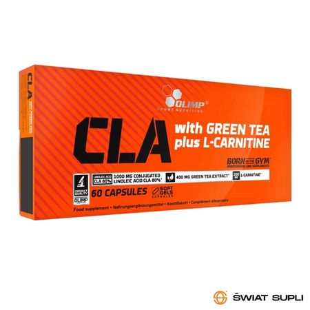 Suplement na odchudzanie Olimp CLA z Zielona Herbata + L-karnityna kupisz w Świat Supli
