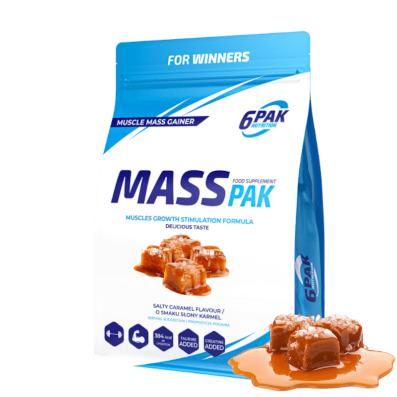 Odżywka Węglowodanowo-Białkowa Gainer 6PAK Nutrition Mass Pak 3000g
