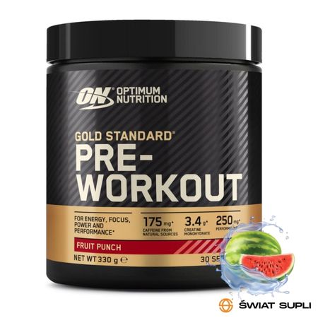 Suplement Przedtreningowy Wieloskładnikowy Optimum Nutrition Gold Standard Pre Workout kupisz w sklepie Świat Supli