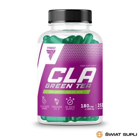 Odchudzanie CLA + Zielona Herbata Trec Nutrition CLA + Green Tea 90kaps