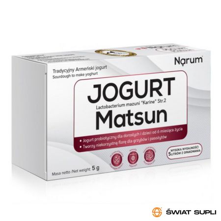 Prawidłowe Trawienie Probiotyki Narum Jogurt Matsun 5g