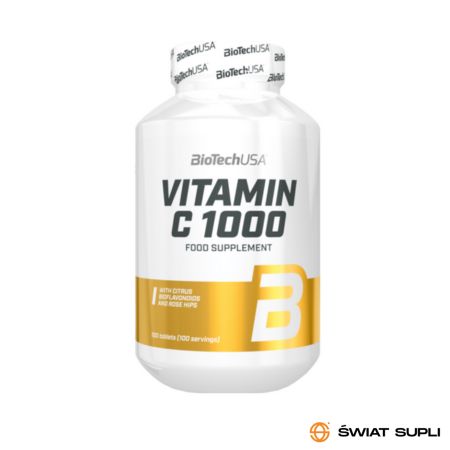 Witaminy C BioTechUSA Vitamin C 1000 100tab