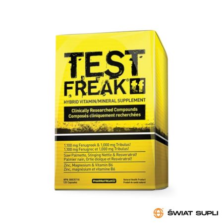 Booster Testosteronu Wieloskładnikowy Pharma Freak Test Freak 120kaps