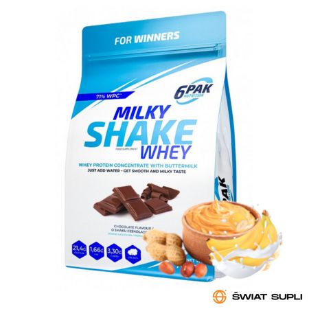 Odżywka Białkowa Koncentrat 6PAK Milky Shake Whey 700g